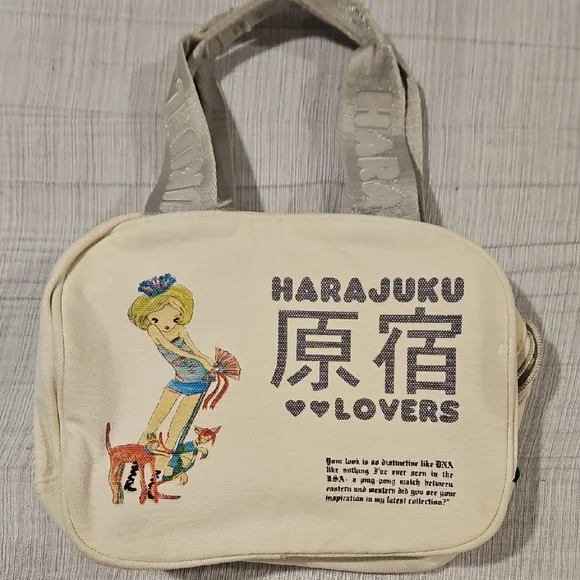 Harajuku Lovers Canvas Mini Bag - Picture 3 of 10